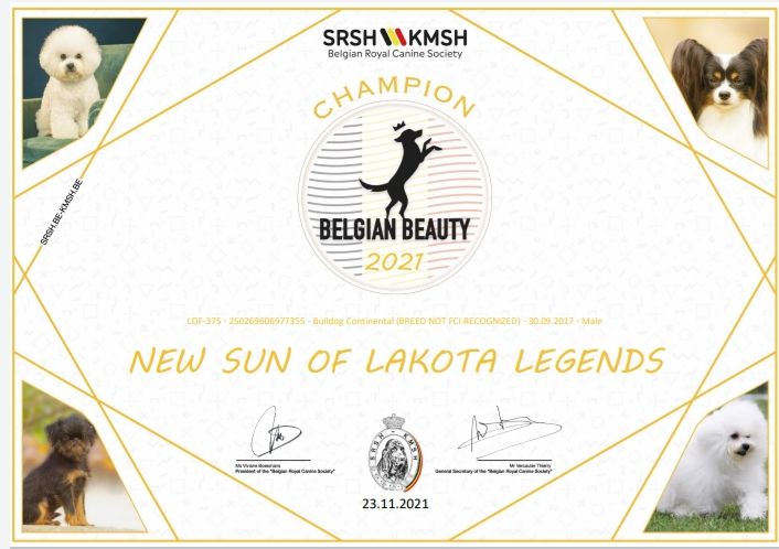 CH. New sun of lakota legends
